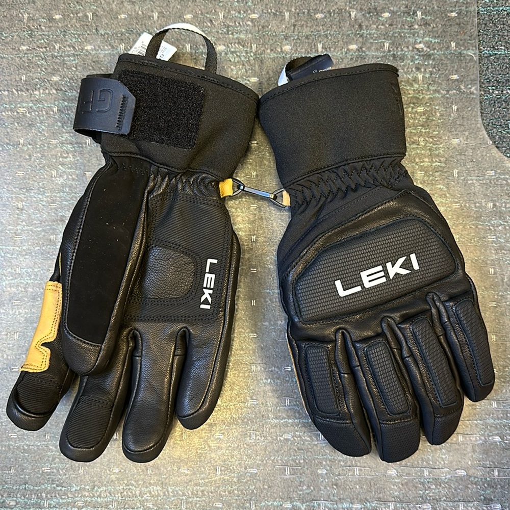 Leki Griffin Pro 3D Ski Gloves Sz XL